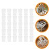 Abaodam Miniature Cups 30Pcs 1/12 Miniature Drinking Glasses Miniature Plastic Cup Miniature Tumbler Mini Drinking Glasses Water Cup Tea Cups Tiny Mugs Props for Dollhouse
