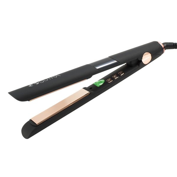 Sutra Professional IR2 Flat Iron | Ionic Infrared, 1-inch Rose Gold Titanium Plate - Hair Straightener with Adjustable Digital Temperature, Auto Shut Off, Swivel Cord