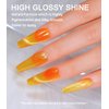 COSMOO Wide Amber Cat Eye Gel Nail Polish Golden Spar Magnetic Gel Polish Fall Winter Cat Eye Magnetic Gel Polish with Magnetic Stick