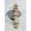 Peach Moonstone French Barrette Hair Clip 4" or 100 mm Length