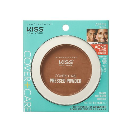 KISS Cover and Care Acne Control Pressed Powder- APP419 (Nutmeg)