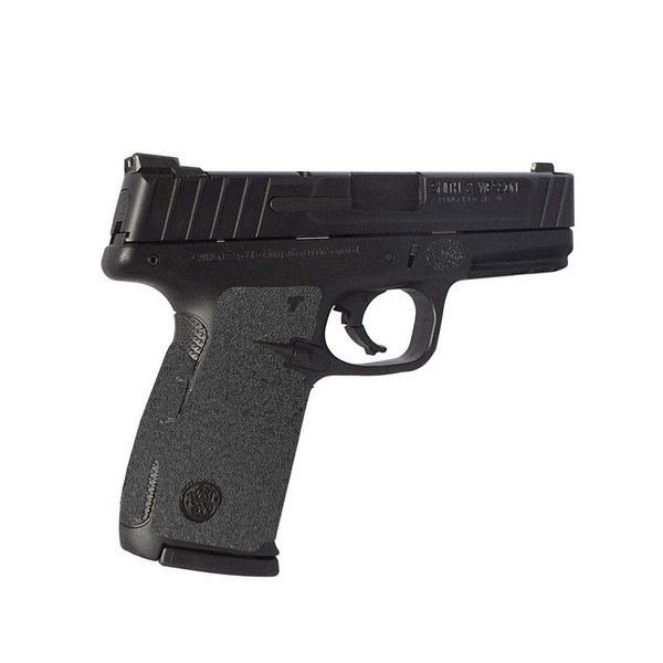 TALON Grips Adhesive Pistol Grip – Compatible with Smith and Wesson SD9/ SD40/ SD9VE/ SD40VE – Made in The USA – Rubber, Black