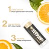 Hurraw! Sun Lip Balm (Zinc Oxide Protection, Broad Spectrum SPF 15, Tangerine, Chamomile), 5 Pack: Organic, Certified Vegan, Gluten Free. Non-GMO, All-Natural. Bee, Shea, Soy & Palm Free. Made in USA