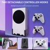 BracNova Wall Mount Kit for Xbox Series S,Steel Mount Includes Detachable Controller Holder and Headphone Stand （NOT for Xbox ONE S）