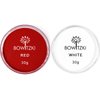 Bowitzki 30g Professional Face Paint Body Paint Water Based Face painting Makeup Safe for Kids and Adults Split Cake Single Color (White+Red)