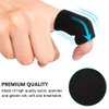 FULANDL 40PCS Finger Sleeves, Thumb Splint Brace Support Elastic Compression Protector for Sports, Perfect for Relieving Pain Calluses Arthritis Knuckle (black)