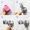 PROZADAHAO Adjustable Shower Head Holder, Bathroom Suction Cup Handheld Shower Head Bracket, Removable Handheld Showerhead & Wall Mounted Suction Bracket (Silver)