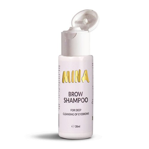 Mina Brow Shampoo, Deep Cleansing, Pre-tinting And Safe Cleaning Of Eyebrows| Paraben & Sulfate Free & Non-Irritating| Vegan And Cruelty-free 30ml