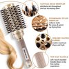 Belongtous Round Brush, Nano Thermal Ceramic & Ionic Tech Round Barrel Boar Bristles Hair Brush, Roller Brush for Blow Drying, Curling, Straightening and Hair Styling, 4 Free Clips (1.7 Inch, 45mm)
