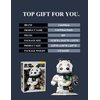 CuteWheat Space Panda Astronaut Building Sets，Impressive Cool&Cute Animals Panda Display Model Toy ，Space Toys Sets for Gift Giving Adults Kids Boys Girls (829 Pieces)