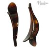 Parcelona French Brill Beak Medium 4 1/2" Shell Small Salon Hinge Slide in Beak Slider Claw Clip Clamp for Women