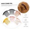 6pcs French Comb Hair Slide Combs Women Hair Clips for Resin Comb French Pleat Hair Clip Hair Side Combs 7 Teeth Twist Combs Bridal Wedding Veil Bridal Hair Toothed Hair Comb Bride