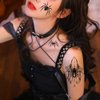 Kotbs 20 Sheets Spider and Cobweb Halloween Temporary Tattoos for Kids and Adults - Horror Makeup and Party Favors