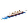 LUKHANG World Famous Titanic Micro Building Block Set for Adult Cruise Ship Micro Bricks Model Kit for Kids Ages of 14+ - 1872 PCS Great Gift