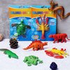 Outus 8 Pieces Growing Animal Creature Expandable Sea Creature Set Giant Grow 3D Water Animal Grow in Water fish Party Supplies Gift Classroom Prizes(Multiple Animal)