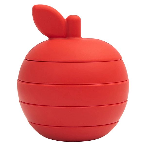 Apple Stacking Toy | Teacher and Student Gift | Back to School | Teacher Gift| Building Puzzle Toy | Stacker Bath Toy for Babies - Montessori Toys for Babies