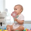 MON AMI Soft Baby Rattle Toy Set of 2 Pcs – 6”, Flower Shaped Plush Stuffed Rattle for Newborns, Babies, Sensory Development Toys for Infants & Toddlers – Ideal Christmas Gift