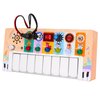 GUANJUNTUTU Wooden Piano Practice Board - Baby Toys - Piano Keys and Animal Calling Light Switch Sensory Toys for Babies and Toddlers of All Ages - Ideal Montessori Gift for Boys and Girls