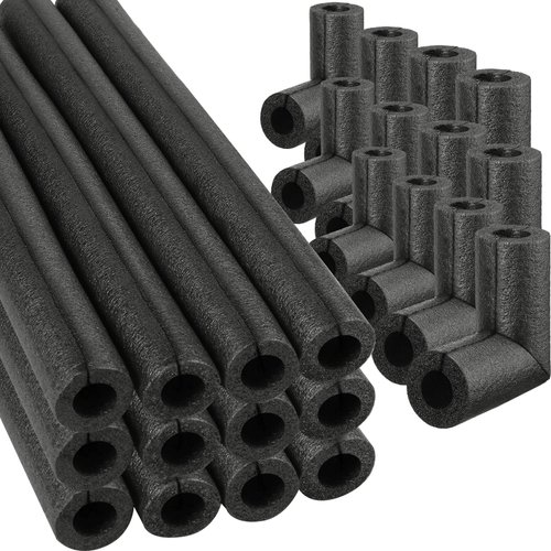 8 Pack Elbow Insulation Tubing Elbows Water Pipe Insulation Freeze Protection Heat Preservation Foam Tube for Tubing Outdoor Water Pipe Insulation Water Pipe Freeze Protection (1 Inch)