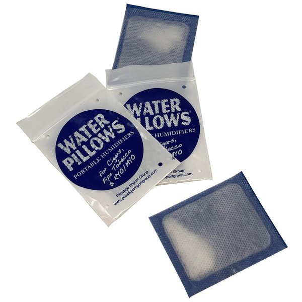 Prestige Import Group - Water Humidification Pillows Portable Humidifiers for Cigar Humidification - 10 Pack