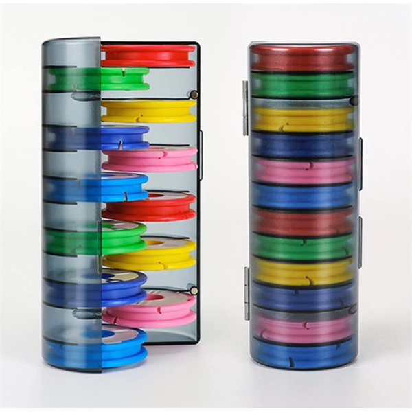 Toasis Fishing Snelled Hook Holders Tenkara Line Keepers Fishing Leader Rig Storage Spools (12 Spools)