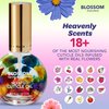 Blossom Hydrating, Moisturizing, Strengthening, Scented Cuticle Oil, Infused with Real Flowers, Made in USA, 0.92 fl. oz, Juicy Peach