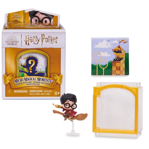 Wizarding World Harry Potter Micro Magical Moments Surprise Collectible Figure with Display Box, Approx. 3.8 cm Tall, Toy for Children from 6 Years, Fan Item (Assorted)
