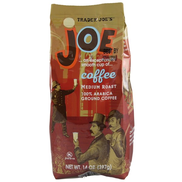 Trader Joes - Joe Ground Coffee - 14 oz Bag … (Medium Roast)