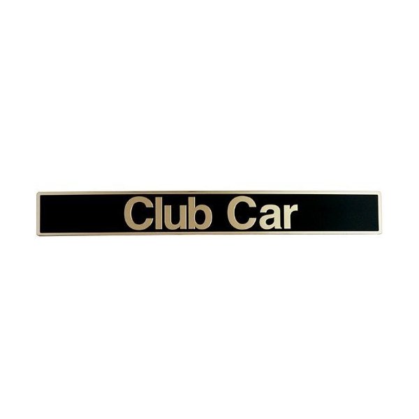 Revenge Golf Cart Parts & Accessories Club Car Precedent Golf Cart Name Plate Emblem Black/Gold