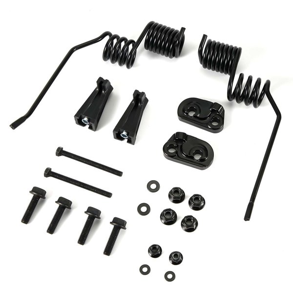 Spring Style Rail Mount Ice Scratchers, Snowmobile Ice Snow Scrtchers Kit Snowmobile Ice Sratchers for Ski-Doo, Replace OEM# 860201728