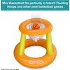 Botabee Kids Pool Basketball 2 Pack | Compatible with Intex Floating Hoops Poolside Basketball Game and Other Pool Basketball Hoop | Mini Ball for Outdoor and Poolside Play
