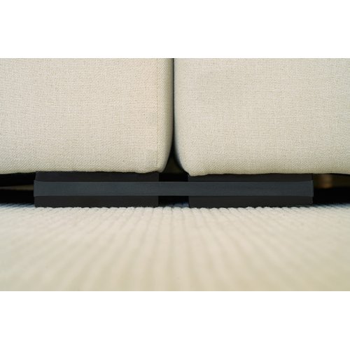 Couch Clamp Sectional Sofa Connectors (4 Pack) - Keep Sofa Cushions From Sliding & Gaps, Easy Install Straps & No Tools Required. Universal Fit Ideal for 3 Piece Modular Sofa - Prevent Floor Scratches