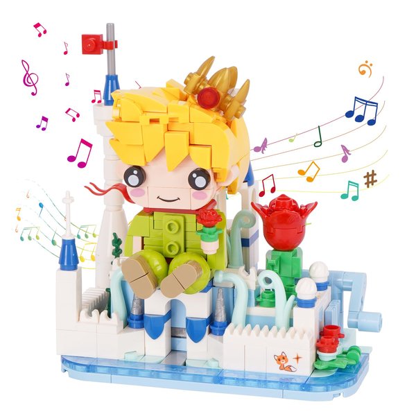 Oichy Music Box Building Toys for Girls and Boys, DIY Music Box Kit, Fairy Tale Collection Model Building Kits Educational Toys Birthday Gift for Adults Kids Ages 8+(339 PCS)