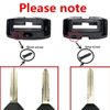 Replacement Keyless Entry Remote Case Cover fits Mitsubishi Eclipse Endeavor Galant Lancer Outlander Key Fob Shell (4 Buttons Pack 2)