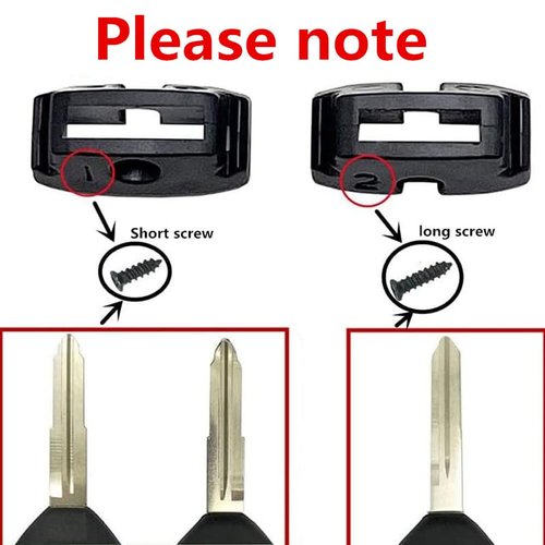 Replacement Keyless Entry Remote Case Cover fits Mitsubishi Eclipse Endeavor Galant Lancer Outlander Key Fob Shell (4 Buttons Pack 2)