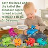 ALASOU 6 PCS Dinosaur Truck Car Toys with Playmat/Storage Bag|Baby Toys for 1 2 3 Year Old Boy|1 2 Year Old Boy Birthday Gift for Infant Toddlers|First Birthday Gifts for Toddler Toys Age 1-2