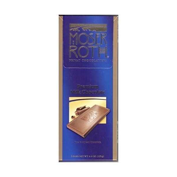 Moser Roth Privat Chocolatiers European Chocolate, Premium Milk, 4.4 Ounce by Moser Roth