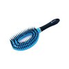 Zabolight Detangling Flex Brush Natural Boar Bristle Hair Brush for Kids, Women, and Men - Detangle All Hair Types Wet Or Dry (Blue)