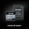 Lexar 1TB Professional 1066x Micro SD Card w/SD Adapter, UHS-I, U3, V30, A2, Full HD, 4K UHD, Up to 160/130 MB/s, for Action Cameras, Drones, Smartphones, Tablets, Nintendo-Switch (LMS1066001T-BNANU)