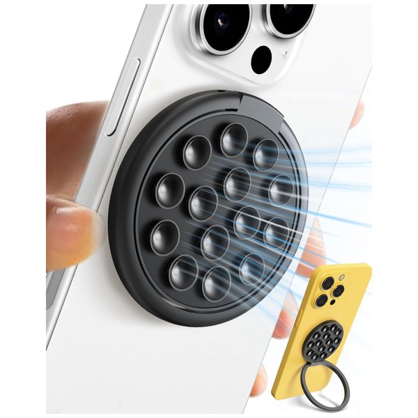 Suction Cup Phone Mount Stocking Stuffers for Men Women Teens Girls Boys Adutls Men Wife Kids Gifts for Women Christmas Silicone Sticky Phone Grip Holder Phone Stand with Ring Holder Cell Phone Holder