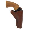 Barsony Brown Leather Cross-Draw Gun Holster for Ruger Super Blackhawk Right