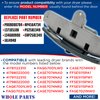Whole Parts Dryer Door Hinge Assembly Part # 137105100 - Replacement & Compatible with Some Crosley, Electrolux, Frigidaire and Kenmore Dryers - 2 Yr Warranty