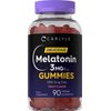 Carlyle Melatonin Gummies 3mg | 90 Count | Fruit Flavor Gummy Supplement | 100% Drug Free Support | Vegan, Non-GMO, Gluten Free