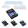 XTAR VC4 PLUS Battery Charger - USB C Charger - Customizable Charging Current - Battery Capacity Test & Recovery - Multiple Protection - Compatible with Li-ion, Ni-MH - Rechargeable Battery Charger