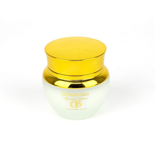 Best Night Cream - Anti Aging Face Cream - Retinol and Hyaluronic Acid Moisturzier - Anti Wrinkle Cream with 24K Gold - Donna Bella Cosmetics Resurfacing Night Cream