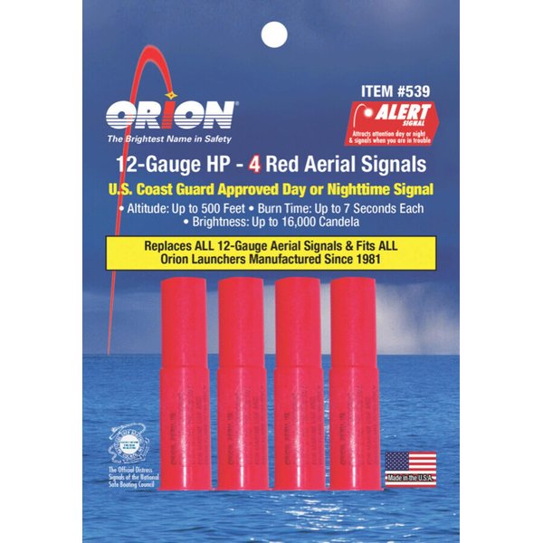 Orion Safety HI-Performance Flares 12 GA 4-PK
