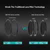 H&Y EVO Series 95mm Star Filter Short 4X Cross Screen Starburst Lens Filter Kit 4 Points Screw in and Magnetic Lens Filter 2 in 1 with Magnetic Adapter Ring