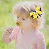 Cute Bows for Girls Bee Hair Accessories Yellow Bow Hair Clips Cute Yellow Bows for Girls Hair Ribbon Girls Bows Clips Spring Girls Bows Hair Barrettes for Hair Decorations