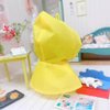 niannyyhouse 10cm~15cm Plush Doll Clothes Raincoat Dolls Dress Up Pendant (Yellow)