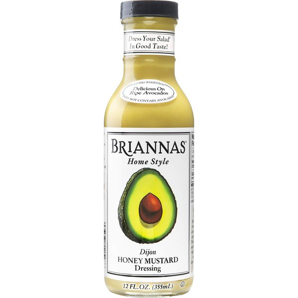 Briannas Home Style Dressing, Dijon Honey Mustard, 12 Ounce